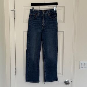 Levi's Ribcage Straight High Rise Jeans Size Women's 27